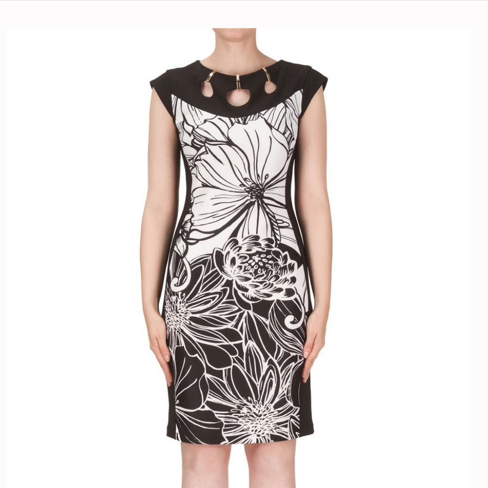 NWT // Black & White cocktail dress - Picture 1 of 4